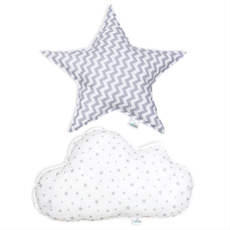 Decorative Pillow Set - Paloma - Grey