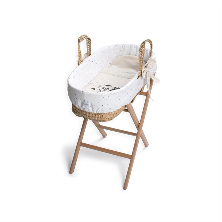 Moses Basket Set - Cute & Wild - Beige