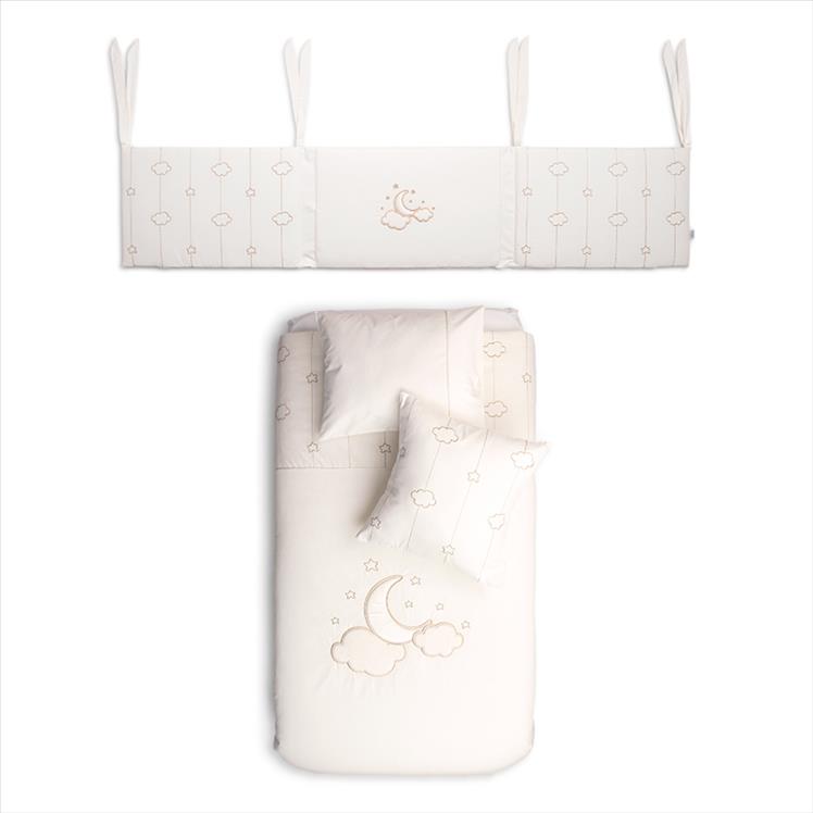 Bedding Set - Luna Elegant - Ecru - 60/70 cm