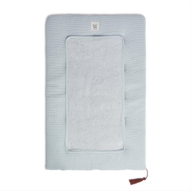 Muslin Changing Matress - Dove - 50 x80 cm