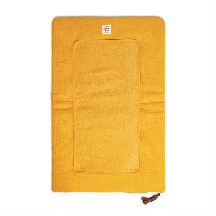 Muslin Changing Matress - Marigold - Yellow - 50 x80 cm