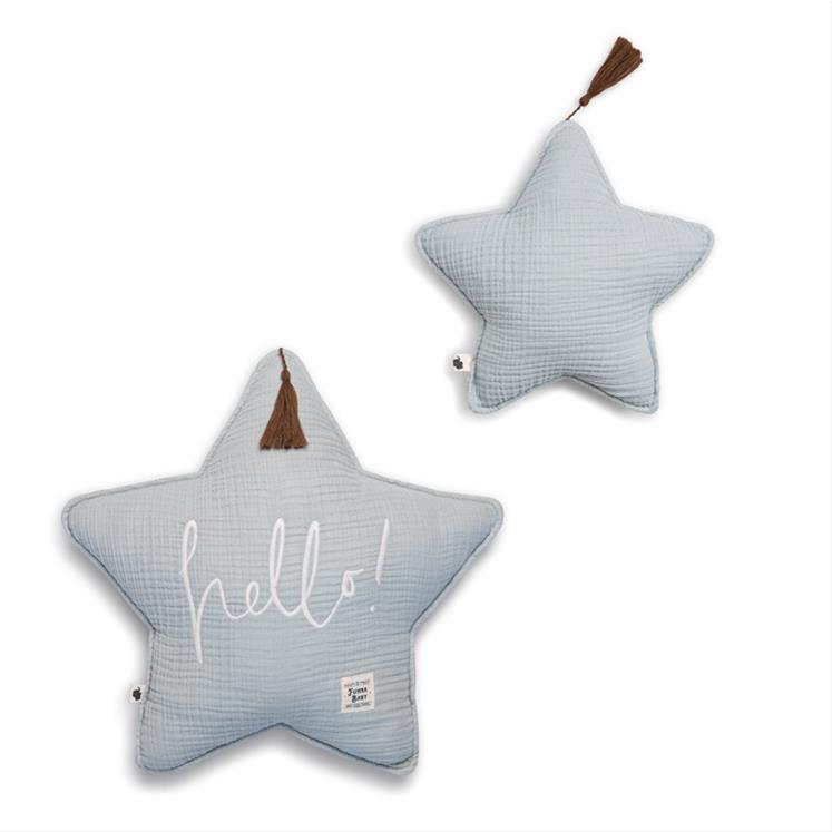 Muslin Decorative Pillow Set - Grey
