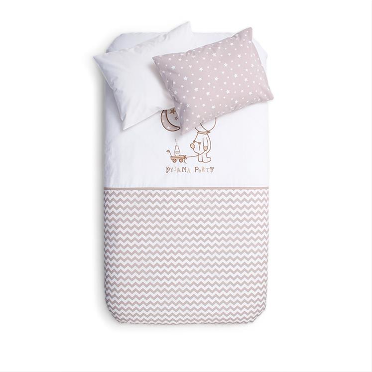 Duvet Cover Set- Pyjama-Brown - 100x150 cm