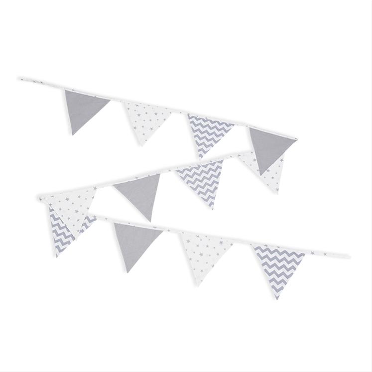Flag Bunting - Paloma - Grey