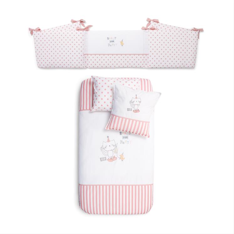 Bedding Set - VIP - Pink -  70/80cm