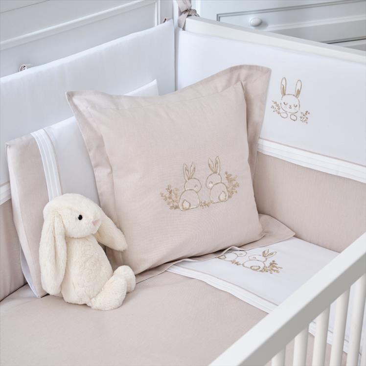 Quilt Set - Bunny - Beige - 100x150 cm