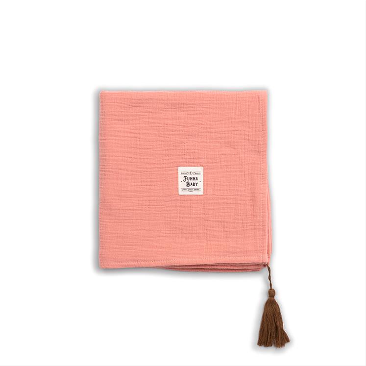 Muslin Battaniye - Coral - Yavruağızı - 80 x 80 Cm