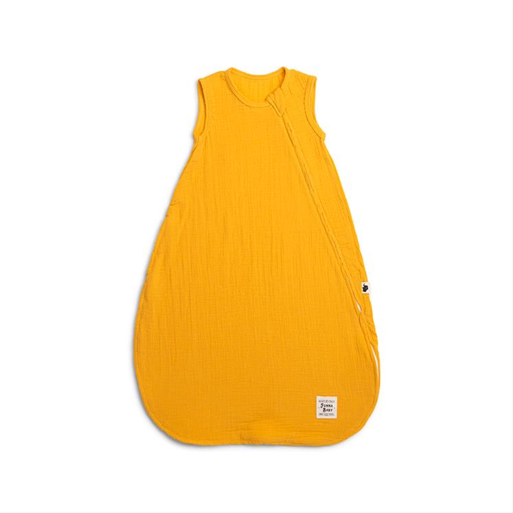 Muslin Uyku Tulumu - Kolsuz - Marigold - Hardal - 90 Cm