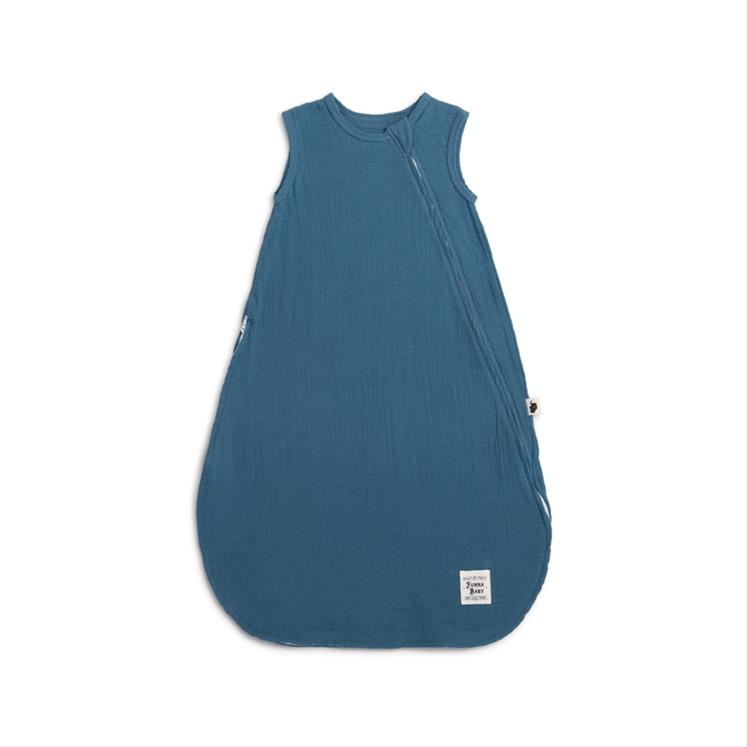 Muslin Uyku Tulumu - Kolsuz - Province - Petrol - 90 Cm