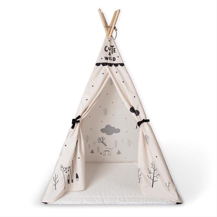 Tepee Çadır - Cute & Wild - Bej