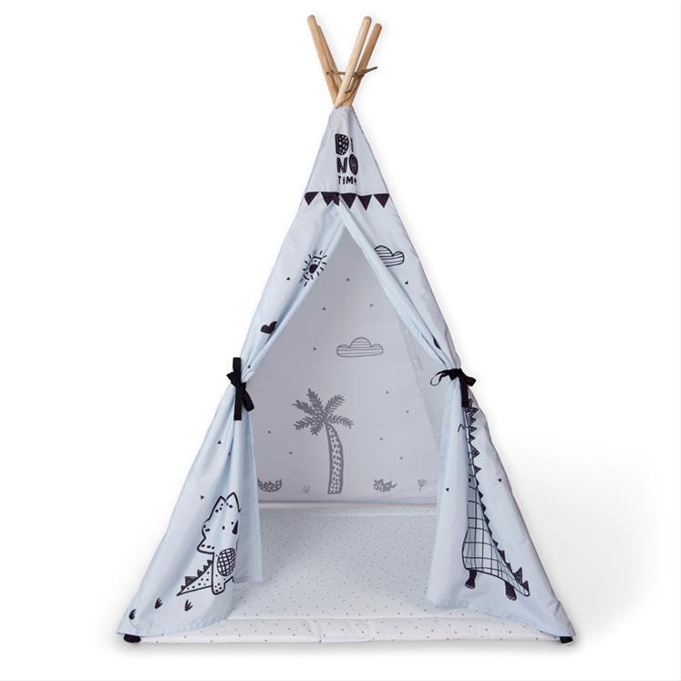 Tepee Çadır - Dino - Mavi