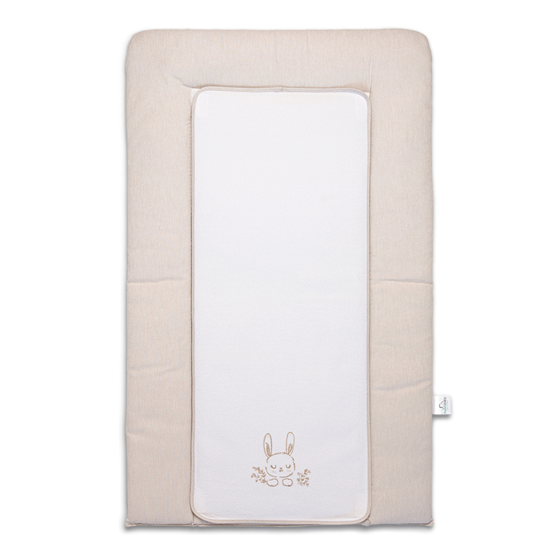 Changing Matress - Bunny - Beige - 50x80 cm 