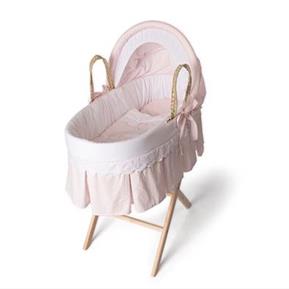 Hasır Sepet Seti - Princess - Pembe