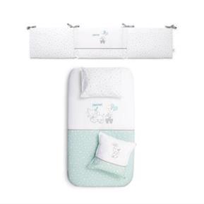 Bedding Set - Party- Mint - 60/70 cm