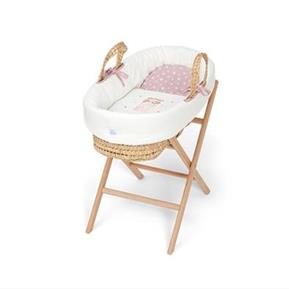 Moses Basket Set - Georgia - Pink