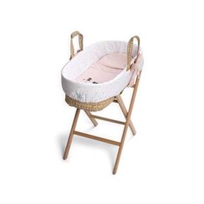Moses Basket Set - Be Brave - Pink