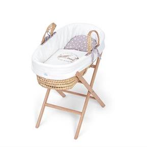 Moses Basket Set - Taupe - Brown