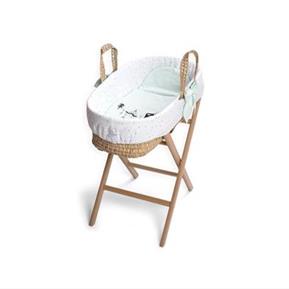 Moses Basket Set - Lets Go -  Mint