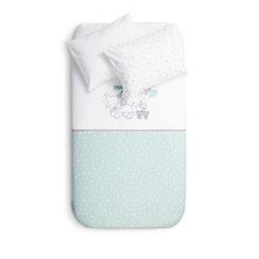 Duvet Cover Set- Party -Green - 100x150 cm
