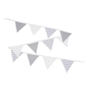 Flag Bunting - Paloma - Grey