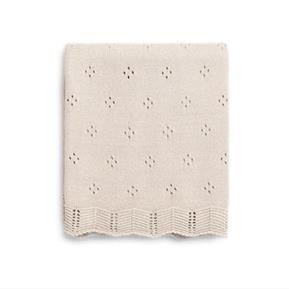 Knitted Blanket - Fiore - 75*110 - Beige