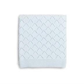 Knitted Blanket - Punto - 75*110 - Blue