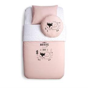 Quilt Set - Be Brave - Pudra - 100x150 cm