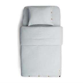 Muslin 2'li Nevresim Seti - Dove - Gri - 100 x 150 Cm