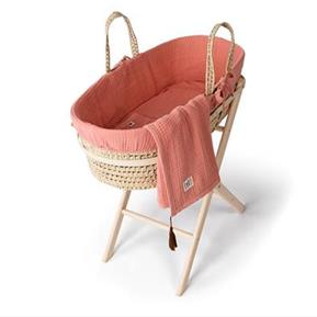Muslin Hasır Sepet Seti - Coral - Yavruağızı - 85 Cm