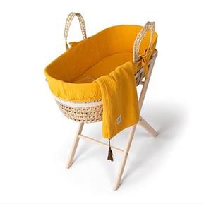 Muslin Hasır Sepet Seti - Marigold - Hardal - 85 Cm