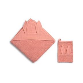 Muslin Havlu Seti - Coral - Yavruağızı - 90 x 90 Cm