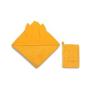 Muslin Havlu Seti - Marigold - Hardal - 90 x 90 Cm