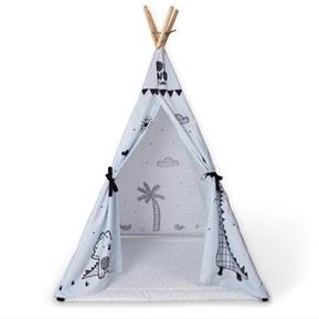 Tepee Çadır - Dino - Mavi