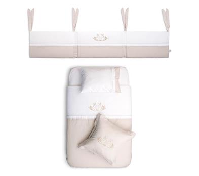 Bedding Set - Bunny - Beige -  60/70 cm