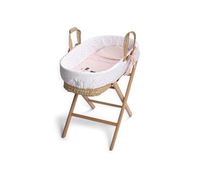 Moses Basket Set - Be Brave - Pink