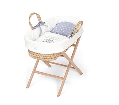 Moses Basket Set - Paloma - Grey