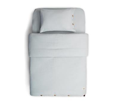 2 Pieces Muslin Duvet Set - Dove- Grey-100x150 cm