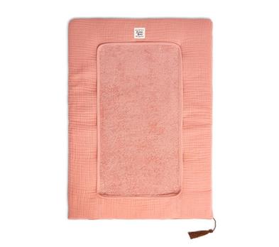 Muslin Changing Matress - Coral - 50 x80 cm
