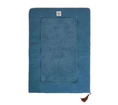 Muslin Changing Matress - Province - Dark Blue -50 x80 cm