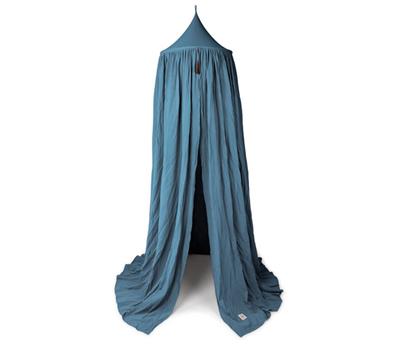 Muslin Canopy - Oslo - Province - Dark Blue - 4,40 mt.