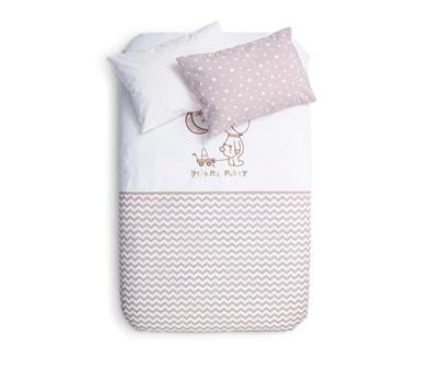 Duvet Cover Set- Pyjama-Brown - 100x150 cm