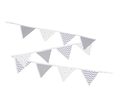 Flag Bunting - Paloma - Grey