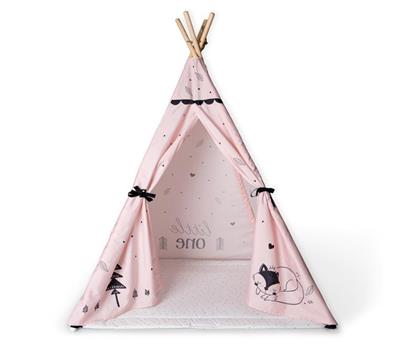 Tepee Tent - Be Brave - Pink
