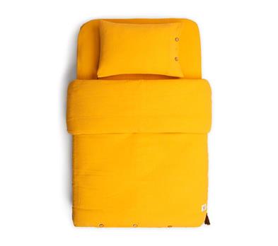 Muslin 2'li Nevresim Seti - Marigold - Hardal - 100 x 150 Cm